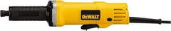 DeWALT - 1/4 Inch Collet, 25,000 RPM, Inline, Electric Die Grinder - 120 Volt, 0.4425 Hp, 4.2 Amp, 6.5 Ft. Long Cord - Americas Industrial Supply