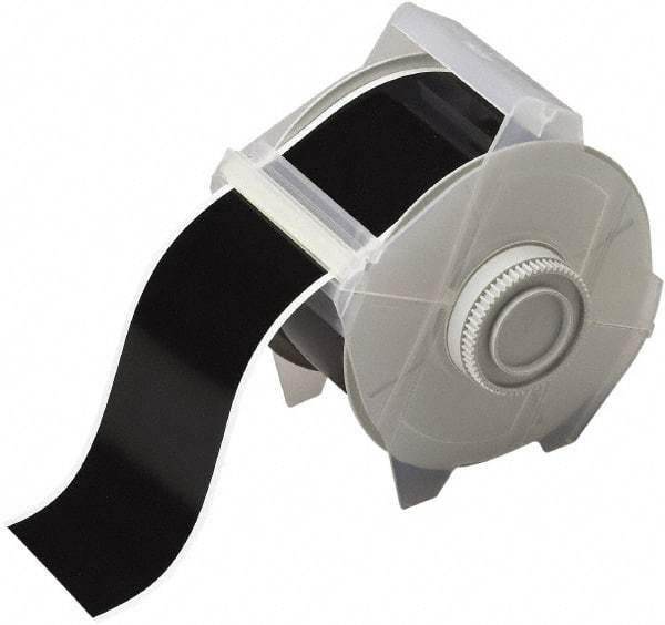 Brady - 2-1/4" Wide x 1,200" Long, Black Vinyl Tape - For Globalmark Industrial Labeling System - Americas Industrial Supply
