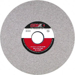 Camel Grinding Wheels - 8" Diam x 1-1/4" Hole x 1/2" Thick, H Hardness, 46 Grit Surface Grinding Wheel - Aluminum Oxide, Type 1, Medium Grade, Vitrified Bond, No Recess - Americas Industrial Supply