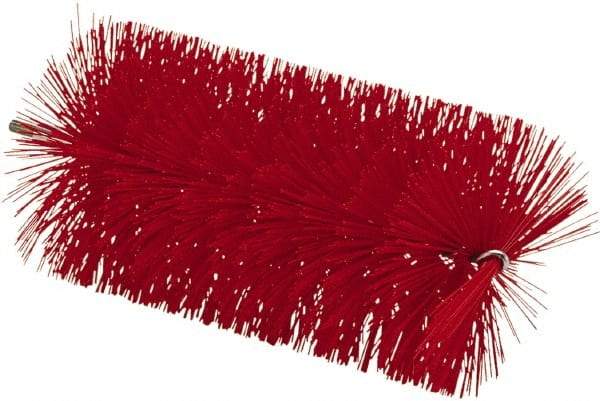 Vikan - 3-1/2" Diam Polyester Tube Brush - 7-1/2" OAL, 7" Head Length, Stainless Steel Handle - Americas Industrial Supply