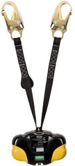 MSA - 6' Long, 310 Lb Capacity, Nylon Webbing Fall Limiter - Steel Locking Snap Hook Connector, Carabiner Connector - Americas Industrial Supply