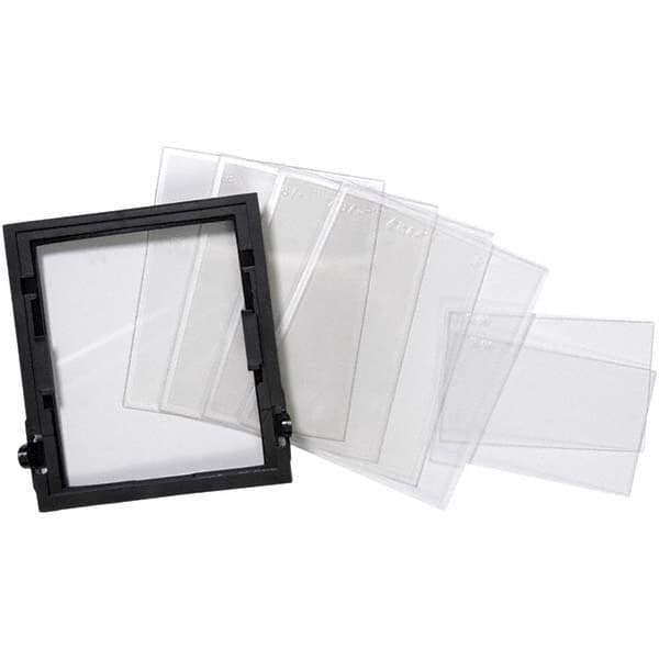 Jackson Safety - 5" Wide x 1/2" High, Polycarbonate Lens Kit - 0.06" Thick, Clear, Universal Mount - Americas Industrial Supply