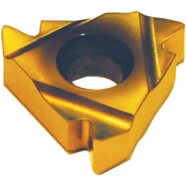 Tool-Flo - 16ER External Right Hand 8 API Round Laydown Threading Insert - Grade AC22A, AlTiN Coated Carbide - Americas Industrial Supply