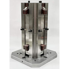 TE-CO - Machine Vises; Jaw Width (Inch): 0 ; Orientation Type: Horizontal ; Number of Stations: 8 ; Base Motion Type: Stationary ; Operation Type: Manual ; Base Length (Inch): 19.69 - Exact Industrial Supply