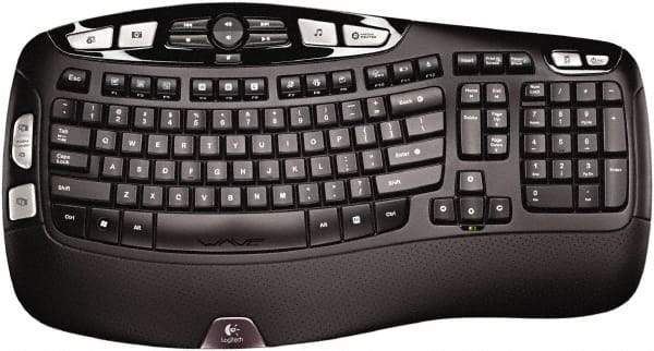 Logitech - Black Keyboard/Mouse - Use with Windows XP, Vista, 7, 8 - Americas Industrial Supply