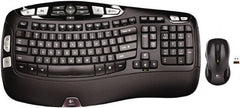 Logitech - Black Keyboard/Mouse - Use with Windows XP, Vista, 7, 8 - Americas Industrial Supply