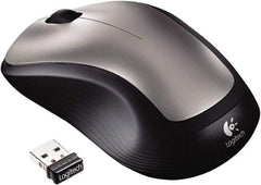 Logitech - Silver Mouse - Use with Windows XP, Vista, 7, 8 - Americas Industrial Supply