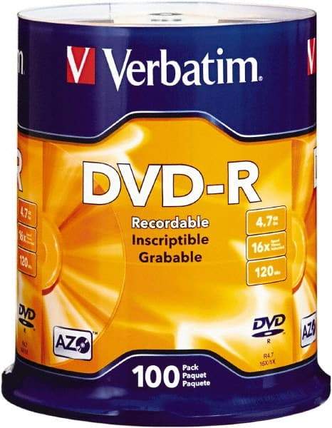 Verbatim - DVD-R Discs - Americas Industrial Supply