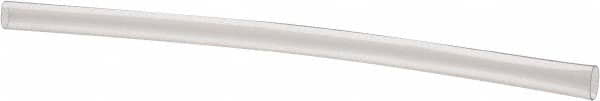 Made in USA - 6" Long, 2:1, PVC Heat Shrink Electrical Tubing - Clear - Americas Industrial Supply