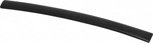 Made in USA - 6" Long, 2:1, PVC Heat Shrink Electrical Tubing - Black - Americas Industrial Supply