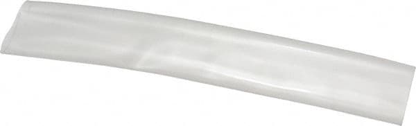 Made in USA - 6" Long, 2:1, PVC Heat Shrink Electrical Tubing - Clear - Americas Industrial Supply