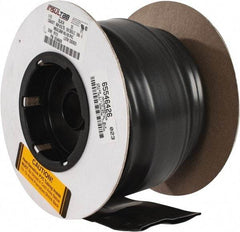 Made in USA - 2:1, PVC Heat Shrink Electrical Tubing - Black - Americas Industrial Supply