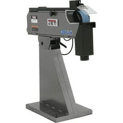 Jet - 79" Long x 3" Wide Belt Grinder - 4 hp, 220 Volts - Americas Industrial Supply