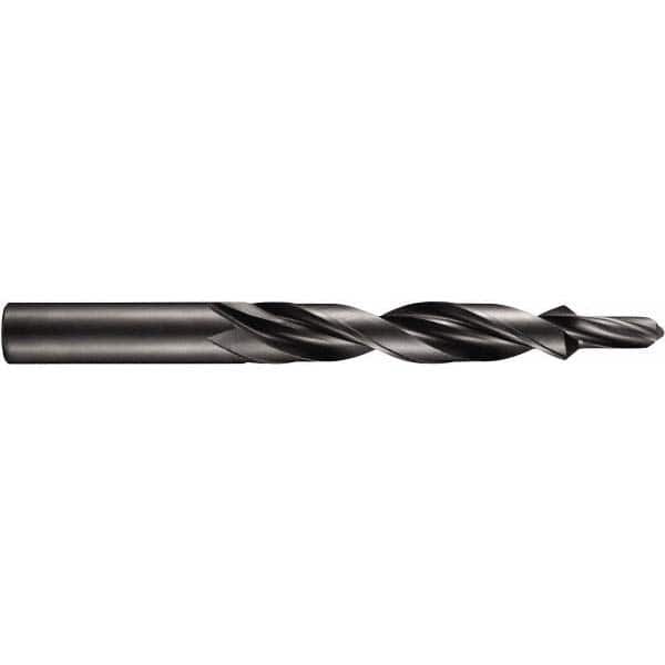 DORMER - 10mm Body, 5.3mm Step Diam, Tanged Shank, High Speed Steel Subland Step Drill Bit - Americas Industrial Supply