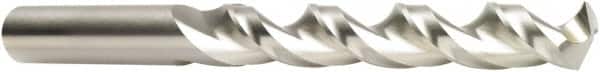 DORMER - 17mm 130° Cobalt Jobber Drill - Bright Finish, Right Hand Cut, Spiral Flute, Straight Shank, 184mm OAL, Special Type Point - Americas Industrial Supply