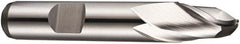 DORMER - 16mm Diam, 19mm LOC, 2 Flute Cobalt Ball End Mill - Uncoated, Single End, 79mm OAL, 16mm Shank Diam, Spiral Flute - Americas Industrial Supply