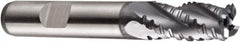DORMER - 16mm Diam, Coarse Pitch, 32mm LOC, 4 Flute Cobalt Roughing Square End Mill - TiCN Finish, 92mm OAL, 16mm Shank Diam, Single End, Extended Reach, 30° Helix - Americas Industrial Supply
