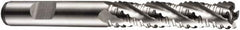 DORMER - 16mm Diam, Coarse Pitch, 63mm LOC, 4 Flute Cobalt Roughing Square End Mill - Uncoated, 123mm OAL, 16mm Shank Diam, Single End, Extended Reach, 30° Helix - Americas Industrial Supply