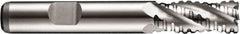 DORMER - 18mm Diam, Coarse Pitch, 32mm LOC, 4 Flute Cobalt Roughing Square End Mill - Uncoated, 92mm OAL, 16mm Shank Diam, Single End, Extended Reach, 30° Helix - Americas Industrial Supply