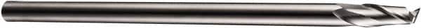 DORMER - 2 Flute Cobalt Roughing & Finishing Square End Mill - Uncoated, Straight Shank, 30° Helix, Centercutting, Regular Length - Americas Industrial Supply