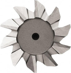 DORMER - 12mm Diam x 5mm Width of Cut, 60° Included Angle, Cobalt Dovetail Cutter - Weldon Flat, Uncoated - Americas Industrial Supply