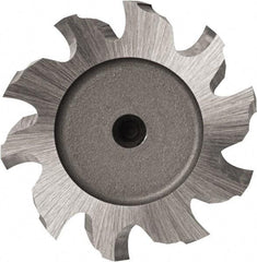 DORMER - 10.5mm Diam x 3mm Face Width, Cobalt, 8 Teeth, Shank Connection Woodruff Keyseat Cutter - Uncoated, 6mm Shank Diam, Staggered Teeth - Americas Industrial Supply