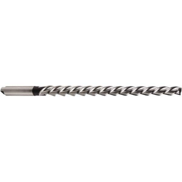DORMER - 8mm Pin, 0.4255" Diam, 0.3113" Small End, 10mm Diam Tanged Shank, 145mm Flute, Taper Pin Reamer - Americas Industrial Supply