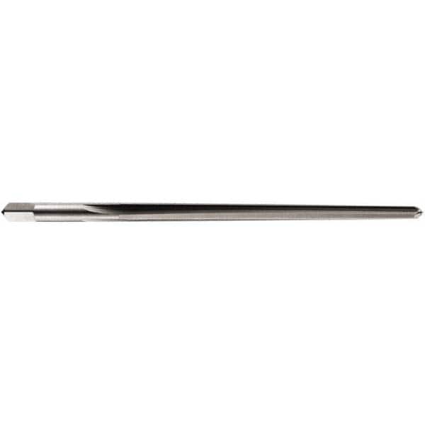 DORMER - 10mm Pin, 0.528" Diam, 0.3901" Small End, 12.5mm Diam Straight Shank, 175mm Flute, Taper Pin Reamer - Americas Industrial Supply