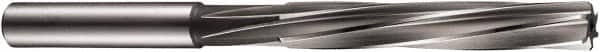 DORMER - 12mm High Speed Steel 6 Flute Chucking Reamer - Spiral Flute, 11.98mm Straight Shank, 76mm Flute Length, 152mm OAL - Americas Industrial Supply
