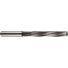 Chucking Reamer: 0.1773″ Dia, 3.1914″ OAL, 1.6154″ Flute Length, Straight Shank, High Speed Steel 6 Flute, RH