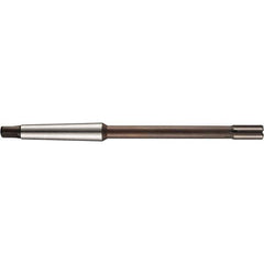 Chucking Reamer: 0.591″ Dia, 8.0376″ OAL, 0.7486″ Flute Length, Morse Taper Shank, Solid Carbide 6 Flute, RH