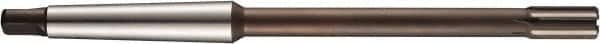 DORMER - 17mm Solid Carbide 6 Flute Chucking Reamer - Straight Flute, 2MT Morse Taper Shank, 22mm Flute Length, 214mm OAL - Americas Industrial Supply