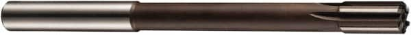 DORMER - 16mm Solid Carbide 6 Flute Chucking Reamer - Straight Flute, 12.5mm Straight Shank, 22mm Flute Length, 170mm OAL - Americas Industrial Supply