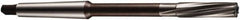 DORMER - 15mm Carbide-Tipped 8 Flute Chucking Reamer - Spiral Flute, 2MT Morse Taper Shank, 50mm Flute Length, 204mm OAL - Americas Industrial Supply