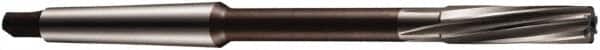 DORMER - 19mm Carbide-Tipped 6 Flute Chucking Reamer - Spiral Flute, 2MT Morse Taper Shank, 58mm Flute Length, 223mm OAL - Americas Industrial Supply