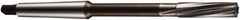 DORMER - 20mm Carbide-Tipped 6 Flute Chucking Reamer - Spiral Flute, 2MT Morse Taper Shank, 60mm Flute Length, 228mm OAL - Americas Industrial Supply
