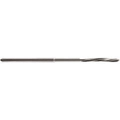 Chucking Reamer: 0.0867″ Dia, 2.2458″ OAL, 0.591″ Flute Length, Straight Shank, Solid Carbide 4 Flute, RH