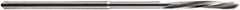 DORMER - 1.5mm Solid Carbide 3 Flute Chucking Reamer - Spiral Flute, 1.5mm Straight Shank, 8mm Flute Length, 40mm OAL - Americas Industrial Supply