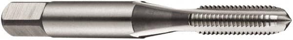 DORMER - 1/4-20 BSW, 3 Flute, Bottoming, Plug & Taper, Bright Finish, High Speed Steel Tap Set - Right Hand Cut, 56mm OAL, Medium Class of Fit, Series E115 - Americas Industrial Supply