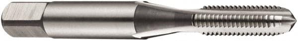 DORMER - 9/16-18 UNF, 4 Flute, Bottoming & Plug, Bright Finish, High Speed Steel Tap Set - Right Hand Cut, 70mm OAL, 2B Class of Fit, Series E111 - Americas Industrial Supply