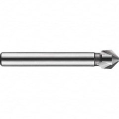 DORMER - 5mm Shank Diam, 3 Flute 90° High Speed Steel Countersink - Americas Industrial Supply