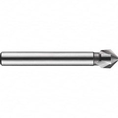 DORMER - 6mm Shank Diam, 3 Flute 90° High Speed Steel Countersink - Americas Industrial Supply