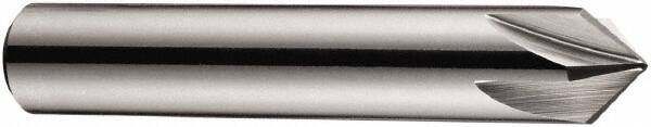DORMER - 8mm Head Diam, 8mm Shank Diam, 5 Flute 90° High Speed Steel Countersink - Americas Industrial Supply