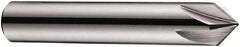 DORMER - 10mm Shank Diam, 7 Flute 90° High Speed Steel Countersink - Bright Finish, 56mm OAL, Single End, Straight Shank, Right Hand Cut - Americas Industrial Supply