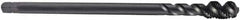 DORMER - M14x1.25 Metric Fine 3 Flute 6H Bottoming Spiral Flute Tap - Cobalt, Oxide Finish, 100mm OAL, Right Hand Flute, Right Hand Thread, Series EX11 - Americas Industrial Supply