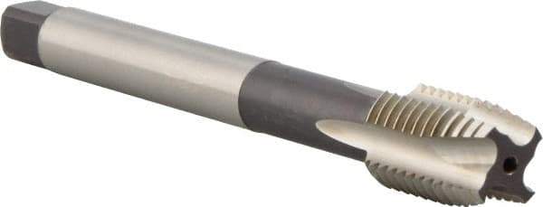 DORMER - M20x2.50 Metric Coarse 4 Flute Bright Finish Cobalt Spiral Point Extension Tap - Plug Chamfer, 149mm OAL, 6H Class of Fit, Series E606 - Americas Industrial Supply