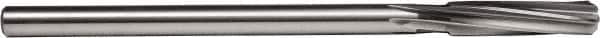 Union Butterfield - 17/64" High Speed Steel 6 Flute Chucking Reamer - Spiral Flute, 1/4" Straight Shank, 1-1/2" Flute Length, 6" OAL - Americas Industrial Supply