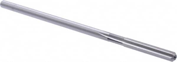 Union Butterfield - 1/4" High Speed Steel 6 Flute Chucking Reamer - Straight Flute, 0.24" Straight Shank, 1-1/2" Flute Length, 6" OAL - Americas Industrial Supply