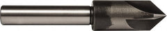 Union Butterfield - 5/8" Head Diam, 1/2" Shank Diam, 4 Flute 60° High Speed Steel Countersink - Americas Industrial Supply