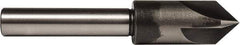 Union Butterfield - 5/8" Head Diam, 1/2" Shank Diam, 4 Flute 82° High Speed Steel Countersink - Bright Finish, 4" OAL, Single End, Straight Shank, Right Hand Cut - Americas Industrial Supply